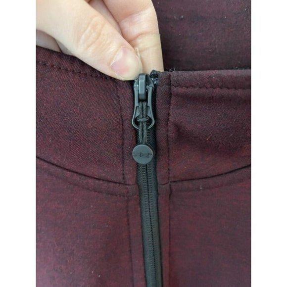 32 Degrees Mens Heat Tech Quarter Zip Pullover/Sweater Red/Burgundy Size 2XL - Picture 3 of 8